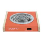 Parrilla Eléctrica MiChef BOEING de 1 Resistencia con Interruptor Color Naranja
