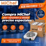 Paquete de 12 Parrillas Eléctricas | MiChef HAT-1R-B blancas de 1 Resistencia de 110 V